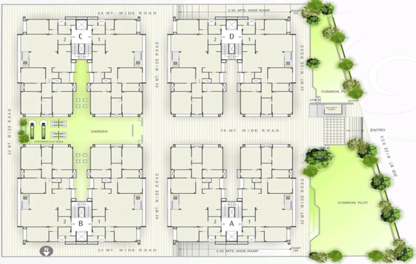 Master Plan of Sankalp Grace in Bodakdev, Ahmedabad - Image 73136
