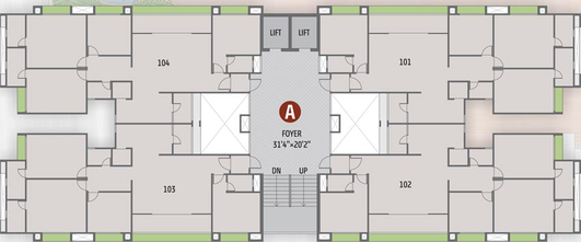 Floor Plan of Keshav Akshar Ocean Pearl in Ambli, Ahmedabad - Image 71949