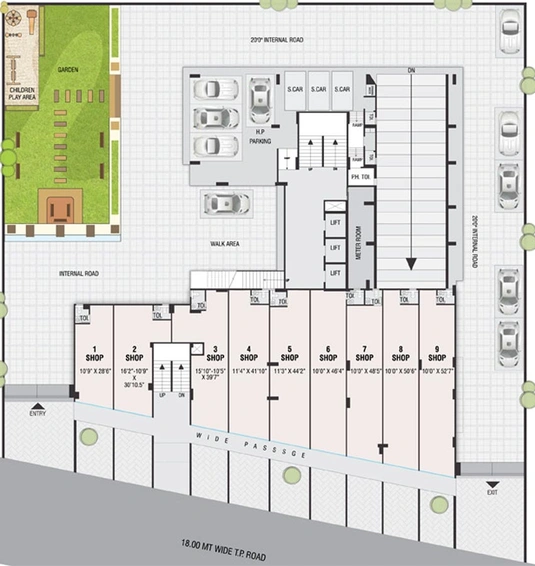 Master Plan of Swastik Eminence in Shela, Ahmedabad - Image 72101