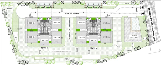 Master Plan of Lansum Elena in Kokapet, Hyderabad - Image 74002