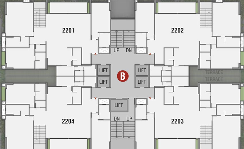 Floor Plan of Satyamev Luxor in Ambli, Ahmedabad - Image 73247