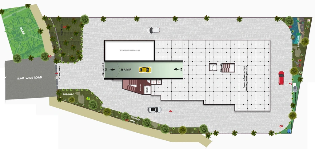 Master Plan of RNR Tranquil Tower in Attapur, Hyderabad - Image 73914