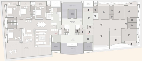 Floor Plan of Sanskrut The Emberlynn in Ambli, Ahmedabad - Image 73262