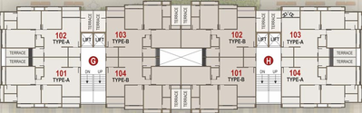 Floor Plan of Shivay Shivanta Rigel in Tragad, Ahmedabad - Image 72652