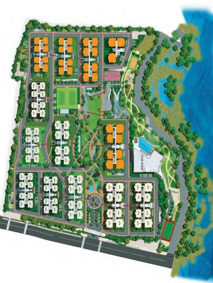 Master Plan of Aparna Sarovar Zenith in Nallagandla, Hyderabad - Image 74136