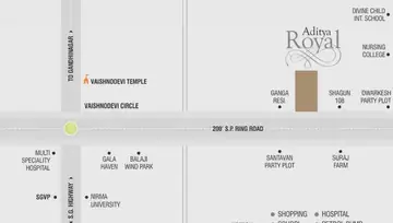 Location of Aditya Royal - Image 73947