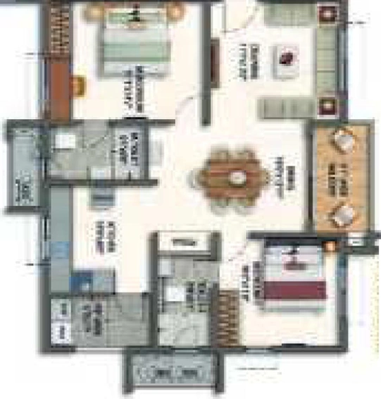 2 BHK Flat in Aparna Synergy in Gandi Maisamma, Hyderabad - Image 595940