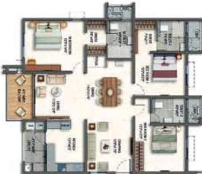 3 BHK Flat in Aparna Synergy in Gandi Maisamma, Hyderabad - Image 595943