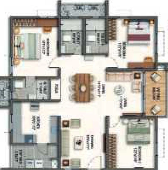 3 BHK Flat in Aparna Synergy in Gandi Maisamma, Hyderabad - Image 595942