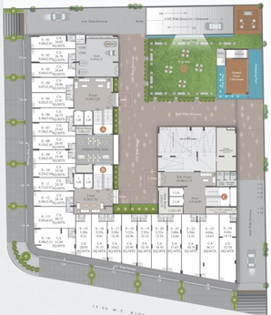 Master Plan of Aditya Antilia in Chandkheda, Ahmedabad - Image 73927