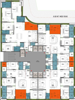 Floor Plan of JP Vaikunth in Ambli, Ahmedabad - Image 73651