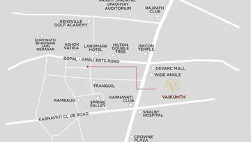Location of JP Vaikunth - Image 73650