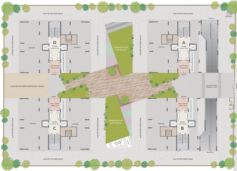 Master Plan of Sanmag Sankalp Gwala in Ambli, Ahmedabad - Image 122529