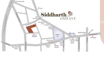 Location of BR Patel Siddharth Enclave - Image 74902