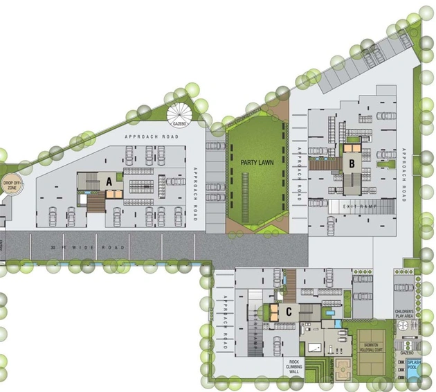 Master Plan of Aaryan Eminent in Sola, Ahmedabad - Image 75672