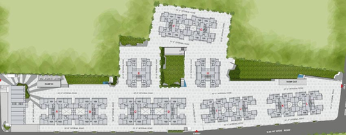 Master Plan of Aaryan Gloria in South Bopal, Ahmedabad - Image 75635