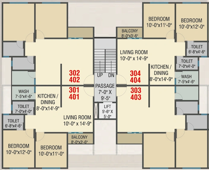 Floor Plan of Shreeji Safal Icon in Manjalpur, Vadodara - Image 74529