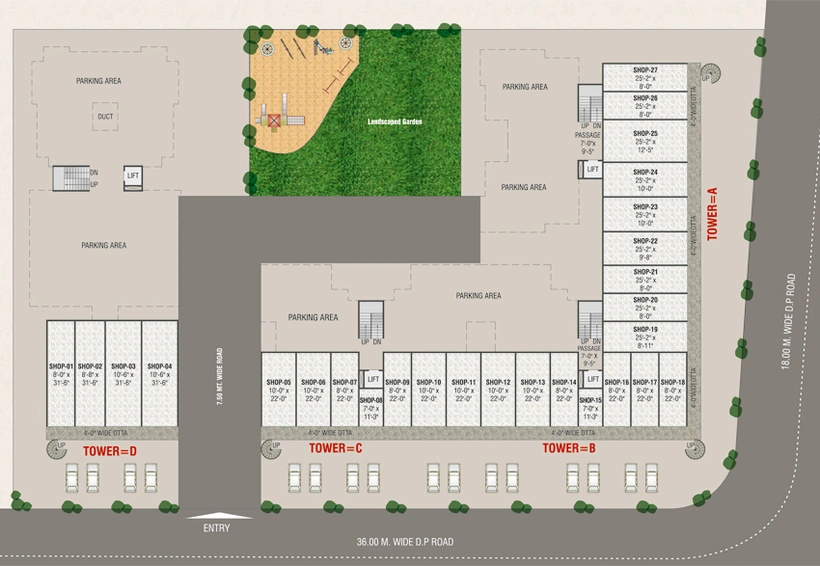 Master Plan of Shreeji Safal Icon in Manjalpur, Vadodara - Image 74530