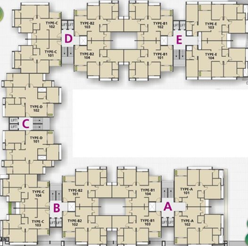 Floor Plan of Binori Pristine in Jodhpur Village, Ahmedabad - Image 75659
