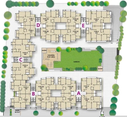 Master Plan of Binori Pristine in Jodhpur Village, Ahmedabad - Image 75660