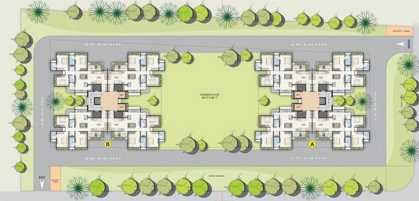 Master Plan of Binori Solitaire in South Bopal, Ahmedabad - Image 75680