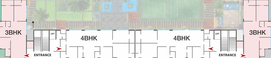 Floor Plan of Zion Windfield in Thaltej, Ahmedabad - Image 122465