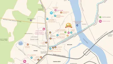 Location of Dosti West County - Image 75013