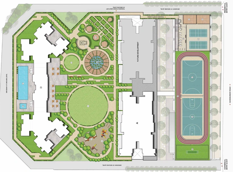 Master Plan of Lodha Stella in Kapurbawdi, Thane - Image 79836
