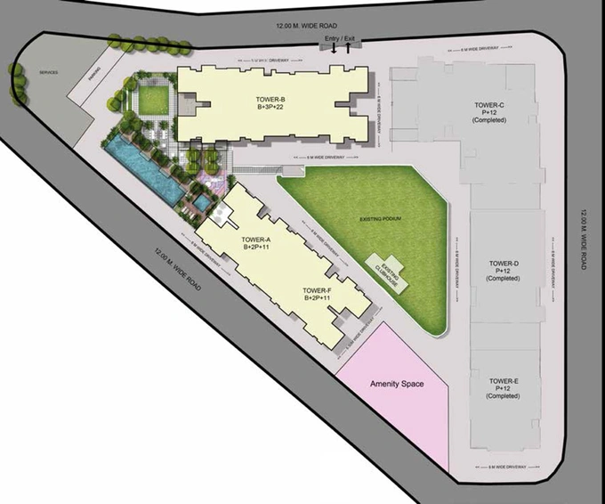 Master Plan of Kohinoor Shangrila in Pimpri Chinchwad, Pune - Image 75237