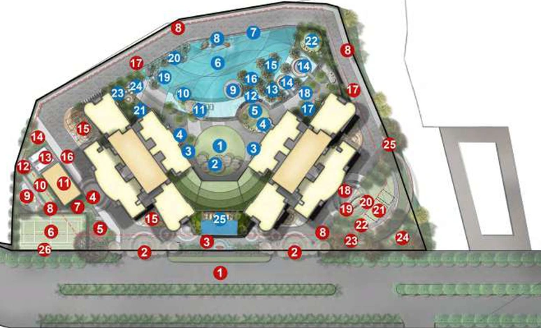 Master Plan of Raymond The Address in Pokhran, Thane - Image 75038