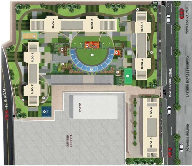 Master Plan of Satguru Lifespaces Florence in Kasarvadavali, Thane - Image 75184