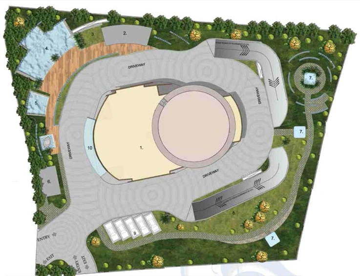 Master Plan of Prestige Hermitage in Halasuru, Bangalore - Image 75051