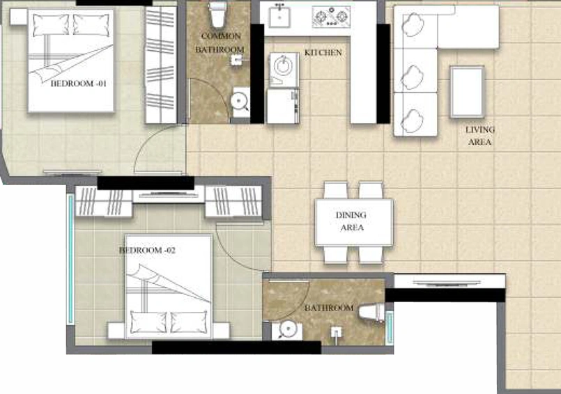 2 BHK Flat in Shri Ganesh Krupa in Kurla East, Mumbai - Image 449020