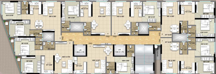 Floor Plan of Shri Ganesh Krupa in Kurla East, Mumbai - Image 25078