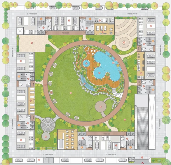 Master Plan of Mangalam Bliss in Dumas Road, Surat - Image 75722