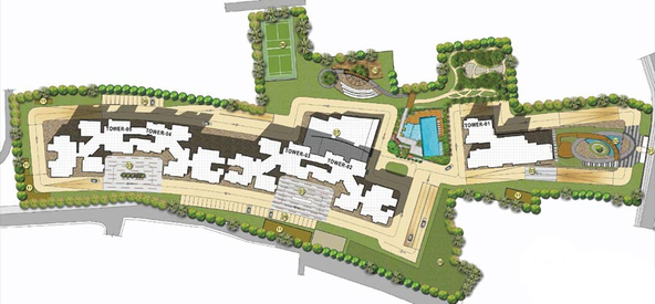 Master Plan of Prestige Westwoods in Gopalapura, Bangalore - Image 75076
