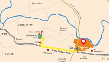 Location of Flacon Towers - Riverview City - Image 75287