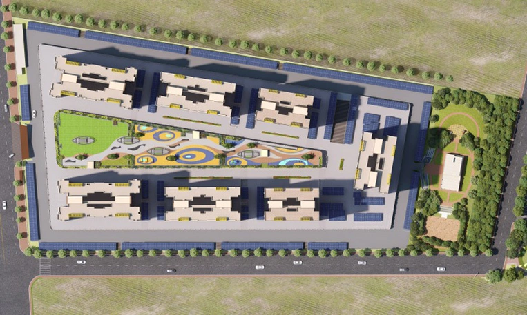 Master Plan of Flacon Towers - Riverview City in Loni Kalbhor, Pune - Image 75288