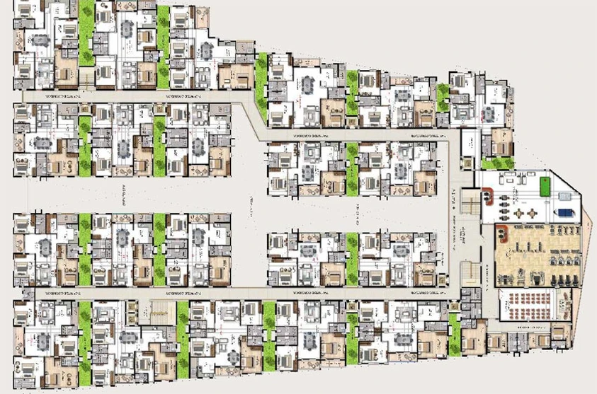 Floor Plan of Maphar Fort Heritage in Lakdikapul, Hyderabad - Image 83902