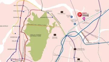 Location of Dosti Greater Thane - Image 75552