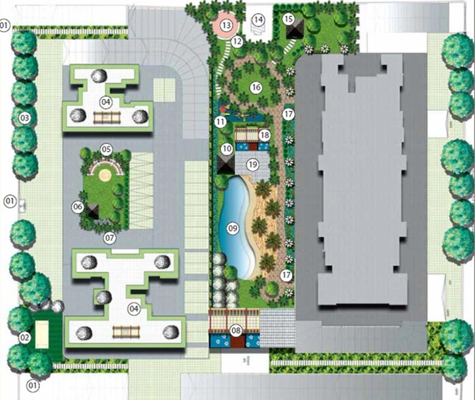 Master Plan of Prima Upper East 97 in Malad East, Mumbai - Image 25161