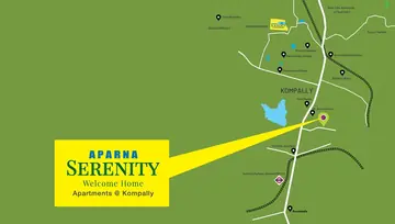 Location of Aparna Serenity - Image 75773