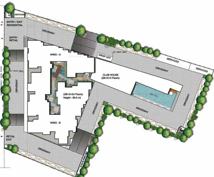 Master Plan of Prestige North Point in Kammanahalli, Bangalore - Image 75468