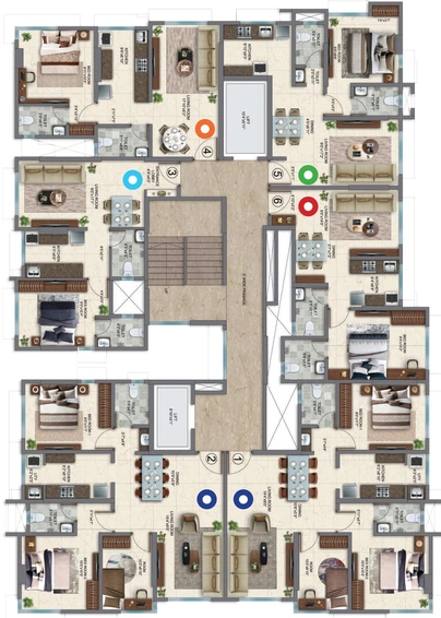 Floor Plan of Mohite Mrugank in Chembur East, Mumbai - Image 76091