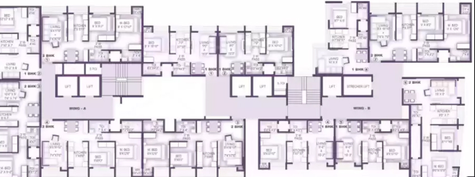 Floor Plan of Meru Yojan One in Kurla West, Mumbai - Image 25287