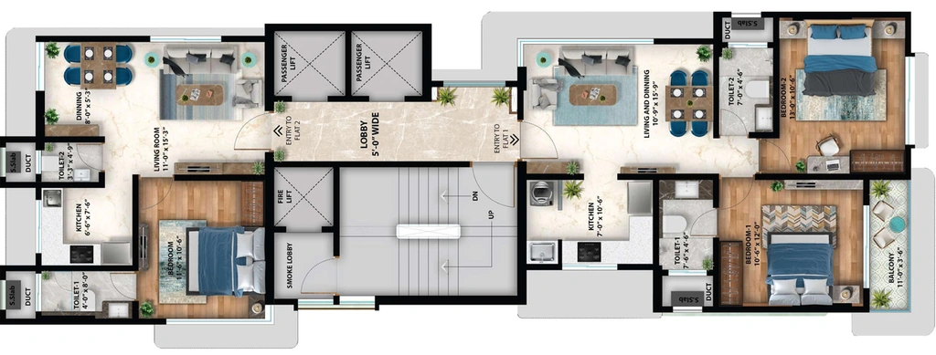 Floor Plan of Ameet Jai Kamal in Govandi East, Mumbai - Image 76107
