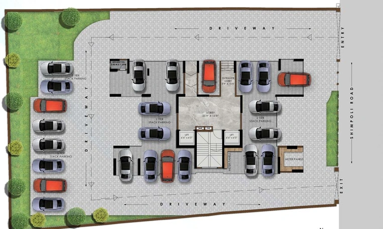 Master Plan of PCPL Lakshman Tower in Borivali West, Mumbai - Image 76121