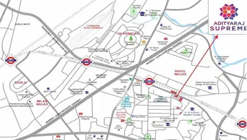 Location of Adityaraj Supreme - Image 75797