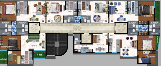 Floor Plan of Raghav Nova in Kurla East, Mumbai - Image 25319