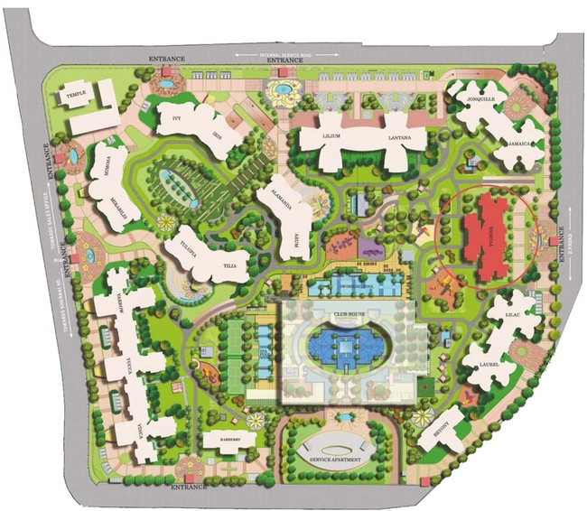 Master Plan of Nahar Yvonne in Chandivali, Mumbai - Image 76157